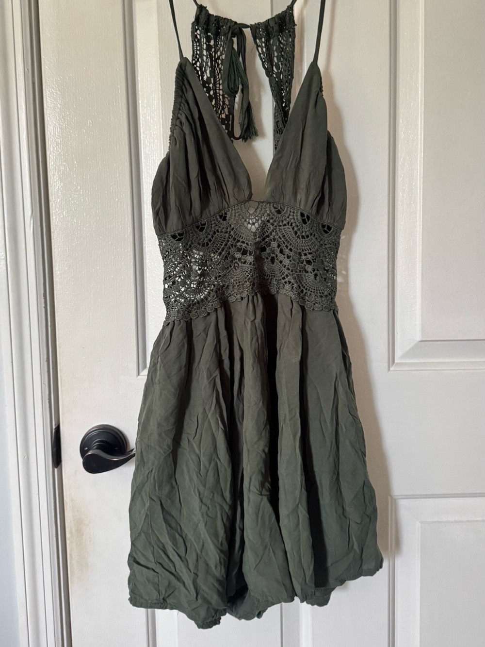 Francesca’s Olive Green Romper